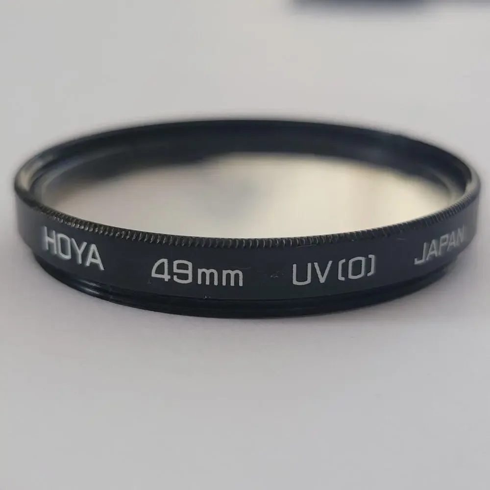 Hoya 49mm UV[0] Filter Black Japan Camera Lens Protective UV Photo Ring